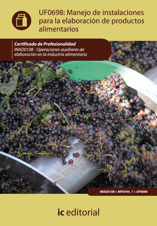 Manejo De Instalaciones Para La Elaboración De Productos Alimentarios. Inad0108 - Operaciones Auxili