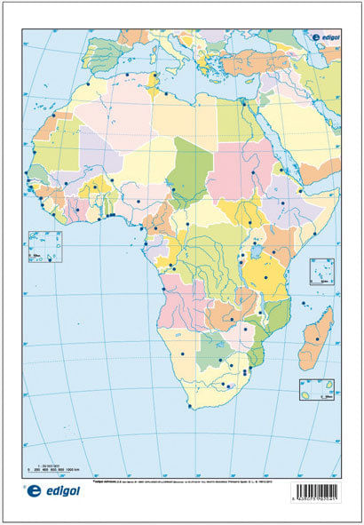 Mapa África Político