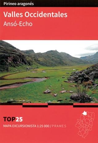 Mapa Top 25 Valles Occidentales. Ansó-Echo