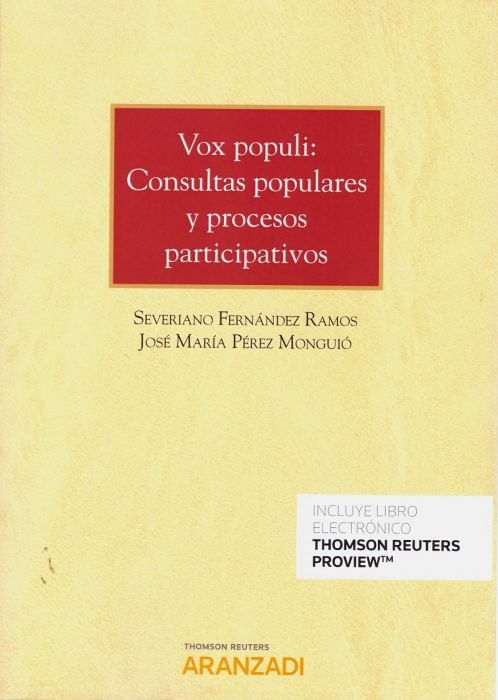 Vox Populi: Consultas Populares Y Procesos Participativos (Papel + E-Book)