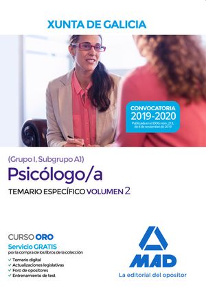 Psicologo/A De La Xunta De Galicia Grupo I Subgrupo A1