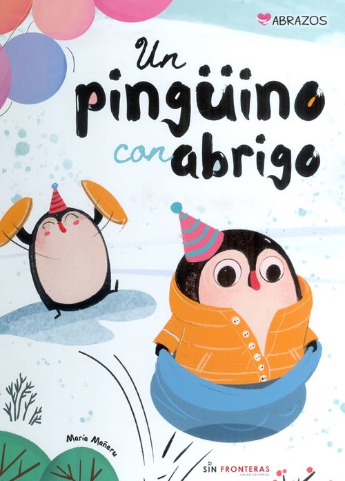 Un pingüino con abrigo