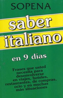 SABER ITALIANO EN 9 DIAS. METODO ROBERTSON / SOPENA / 2 ED.