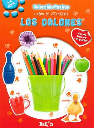 Los colores. Libro de stickers