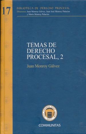 TEMAS DE DERECHO PROCESAL / VOL. 2 / PD.