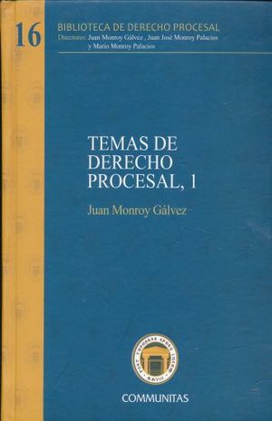 TEMAS DE DERECHO PROCESAL / VOL. I / PD.