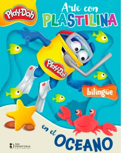 Arte con plastilina en el océano