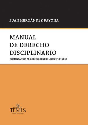 Manual de derecho disciplinario