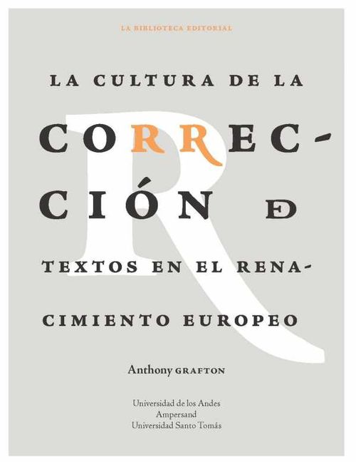 La cultura de la corrección de textos en el Renacimiento europeo