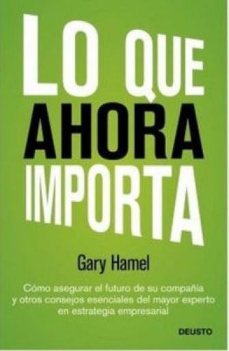 Lo que ahora importa