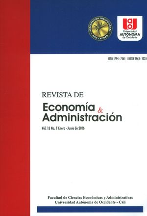 Revista de economía y administración Vol13 No1