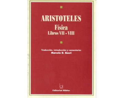 Aristóteles Física Libros VIIVIII