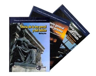 Colección cursos jurídicos temáticos hispanoamericanos: Teoría general del estado, Teoría de la ley penal y el delito y Teoría general del p...