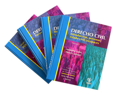 Serie personas y bienes Colección 4 Tomos
