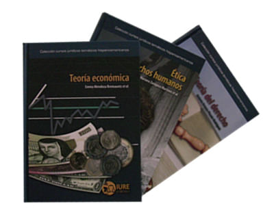 Colección cursos jurídicos temáticos hispanoamericanos Teoría económica Ética y derechos humanos y Teoría de derecho 3 Tomos