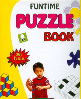 Funtime puzzle book (Yellow)
