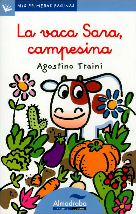 La vaca Sara campesina Letra cursiva