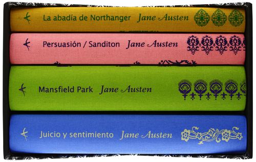 Estuche Juicio y sentimiento Mansfield Park Persuasión  Sanditon La abadía de Northanger
