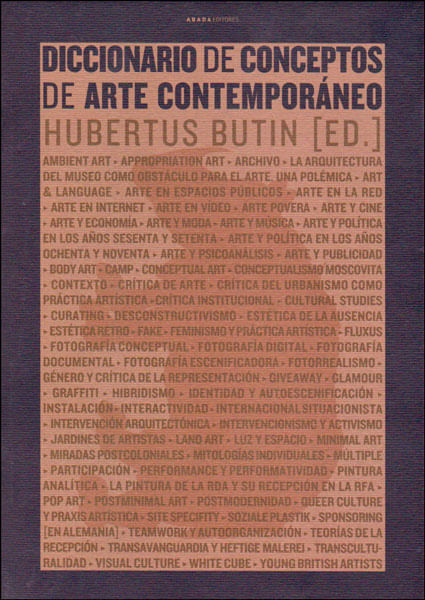 Diccionario de conceptos de arte contemporáneo