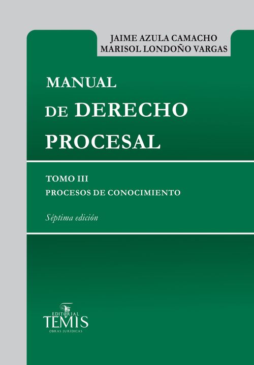 Manual de derecho procesal