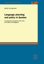 bw-language-planning-and-policy-in-quebec-narr-francke-attempto-verlag-9783823301851