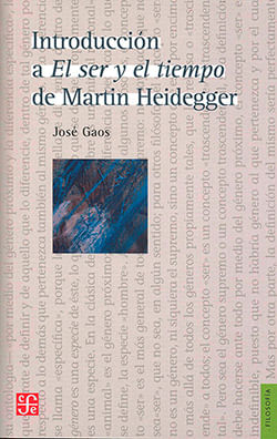 Introducción a el ser y el tiempo de Martin Heidegger