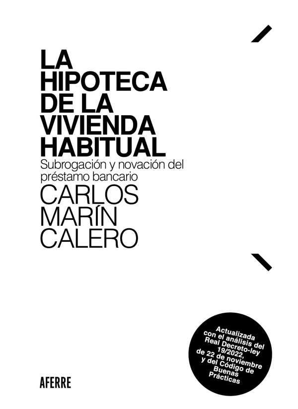 bw-la-hipoteca-de-la-vivienda-habitual-aferre-editor-sl-9788412632217