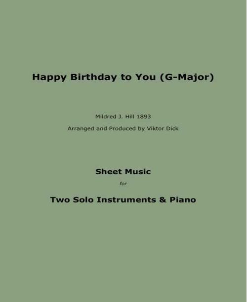 Happy Birthday to You Trio GMajor