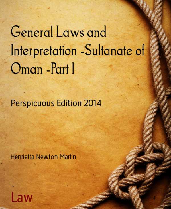 bw-general-laws-and-interpretation-sultanate-of-oman-part-i-bookrix-9783730984536