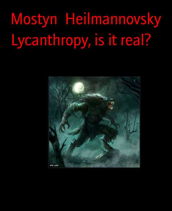 bw-lycanthropy-is-it-real-bookrix-9783748718581