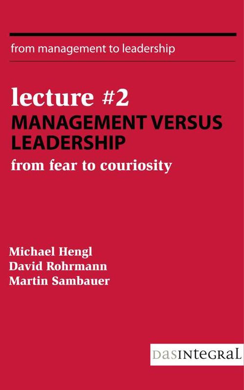 Lecture 2 Management versus Leadership