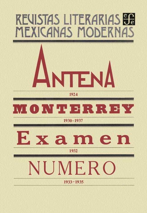 Antena 1924 Monterrey 19301937 Examen 1932 Número 19331935