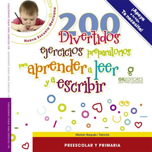 200 Divertidos ejercicios preparatorios para aprender a leer y a escribir  Ebook