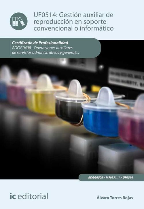 Gestión auxiliar de reproducción en soporte convencional o informático ADGG0408