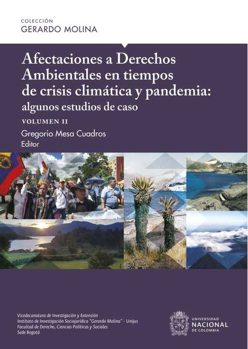 Afectaciones a Derechos Ambientales en tiempos de crisis clim?tica y pandemia algunos estudios de caso volumen II