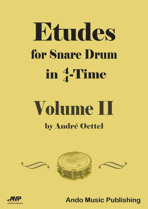 Etudes for snare Drum in 44Time Volume 2