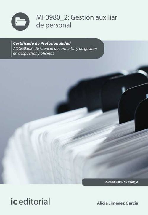 Gestión auxiliar de personal ADGG0308