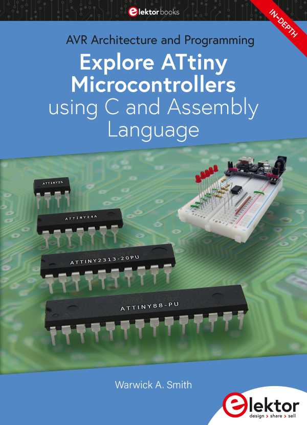 bw-explore-attiny-microcontrollers-using-c-and-assembly-language-elektor-international-media-9783895764806