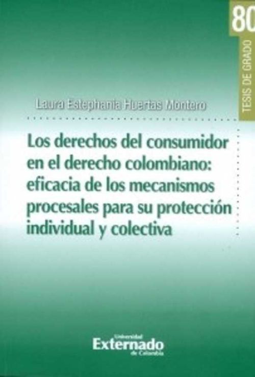 Los derechos del consumidor en el derecho colombiano eficiencia de los mecanismos procesales para su protecci?n individual y colectiva