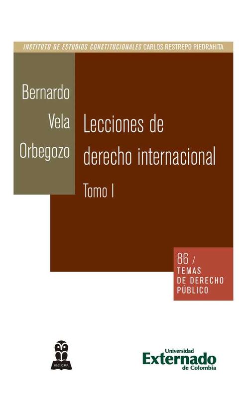 Lecciones de derecho internacionalTomo I
