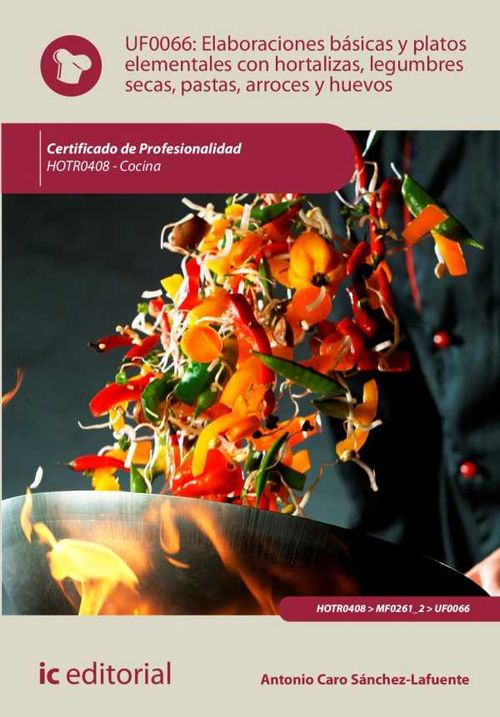 Elaboraciones b?sicas y platos elementales con hortalizas legumbres secas pastas arroces y huevos HOTR0408