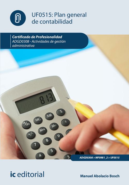 Plan General De Contabilidad. Adgd0308 A
