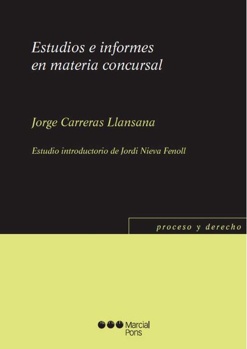 Estudios e informes en materia concursal