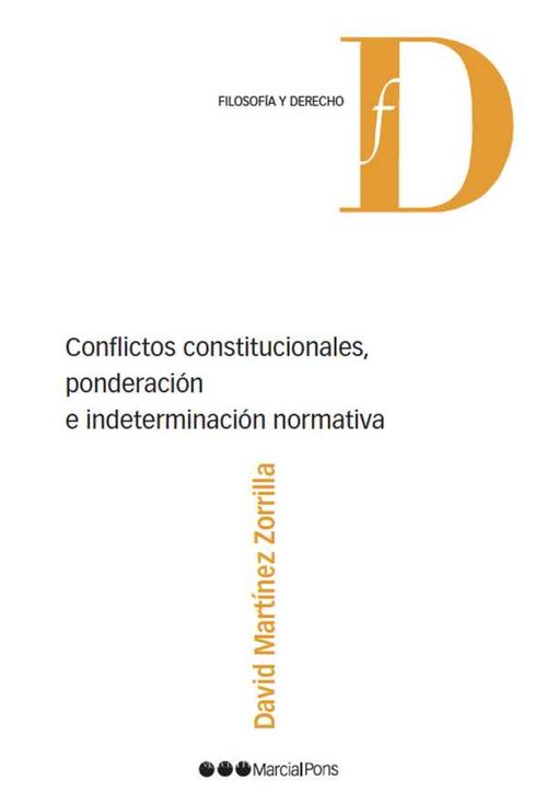 Conflictos constitucionales ponderación e indeterminación normativa