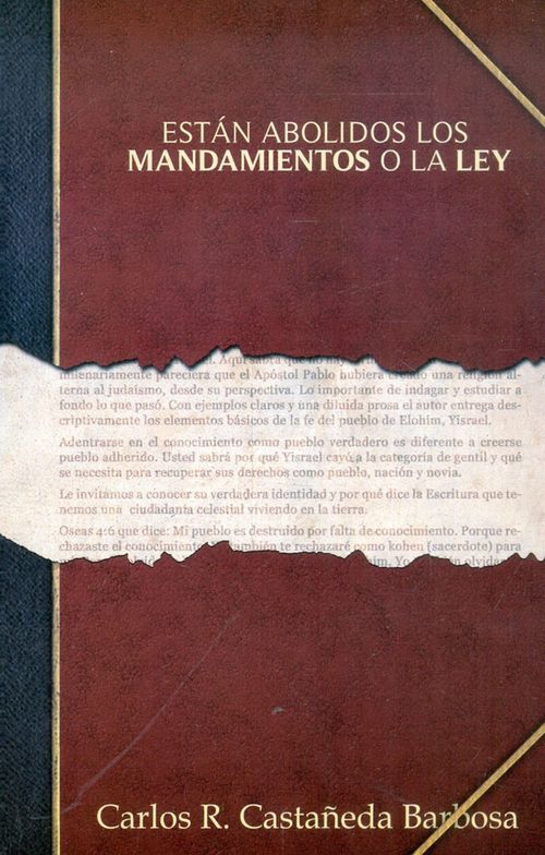 Están abolidos los mandamientos o la ley