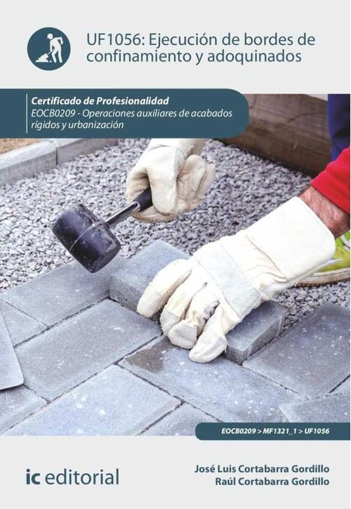 Ejecución de bordes de confinamiento y adoquinados EOCB0209