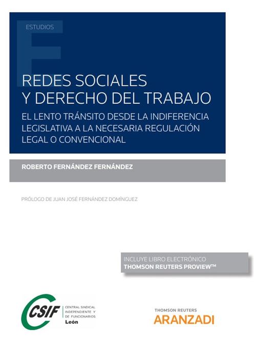 Redes Sociales Y Derecho Del Trabajo (Papel + E-Book)