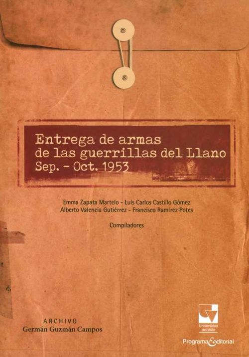 Entrega de armas de las guerrillas del Llano sepOct1953