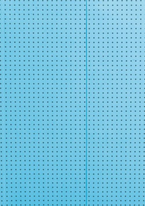 Cuaderno círculo azul sobre gris