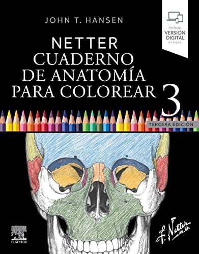Netter cuaderno de anatomía para colorear 3